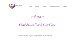 Desktop Screenshot of clarkbrownmd.com